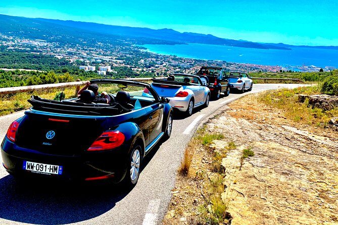 Drive by cabriolet from Marseille cruise port to cassis - Kennedy Corniche: a quick win for sea views and Marseille orientation