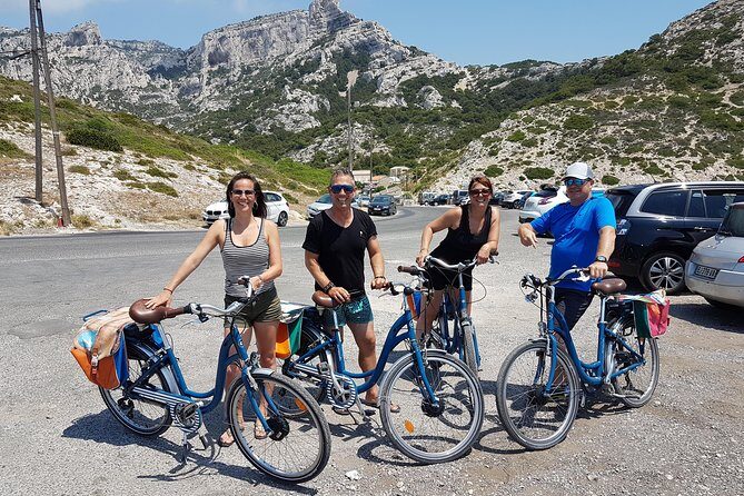 Electric Bike Tour to the Calanques from Marseille - South on Corniche Kennedy: Prado Beach, Les Goudes, and the long coast feel
