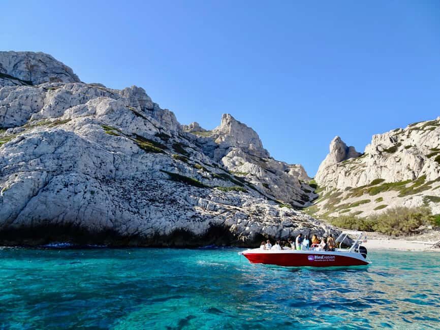 From Marseille: Iconic Calanques Boat Tour with Swimming - Stop 1 options: getting started without wasting daylight