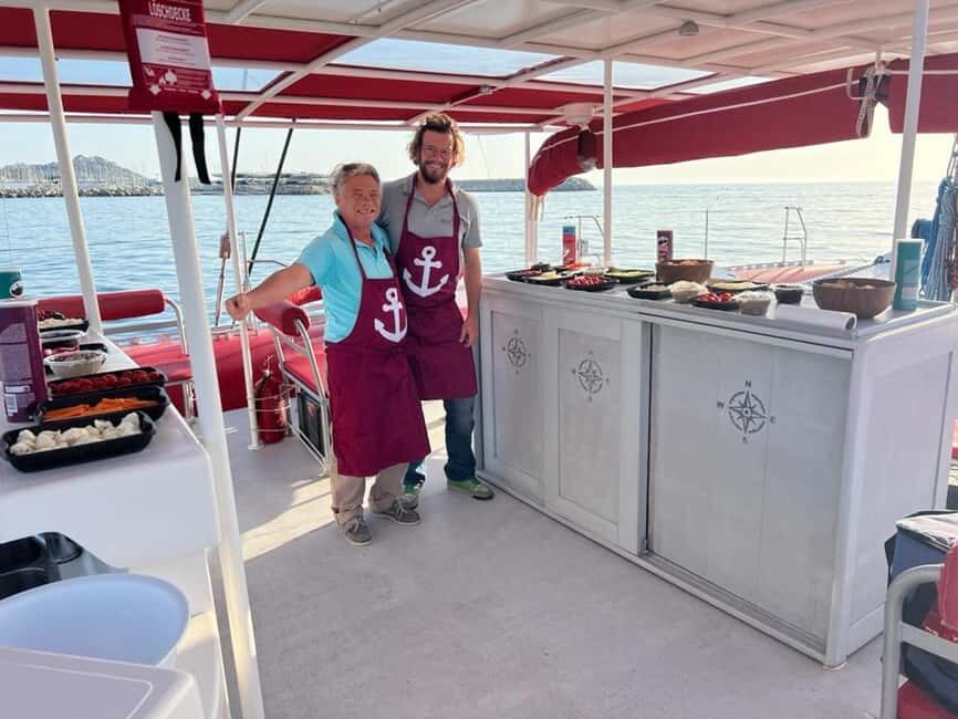 Marseille : Calanques Catamaran Cruise with Lunch & Wine - Meeting at Port de la Pointe Rouge: don’t let traffic eat your day