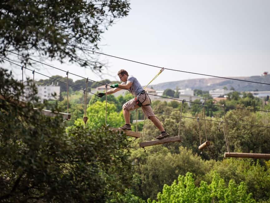 Marseille: Ecopark Adventures Treetop Adventure - The safety system: why you can focus on the fun