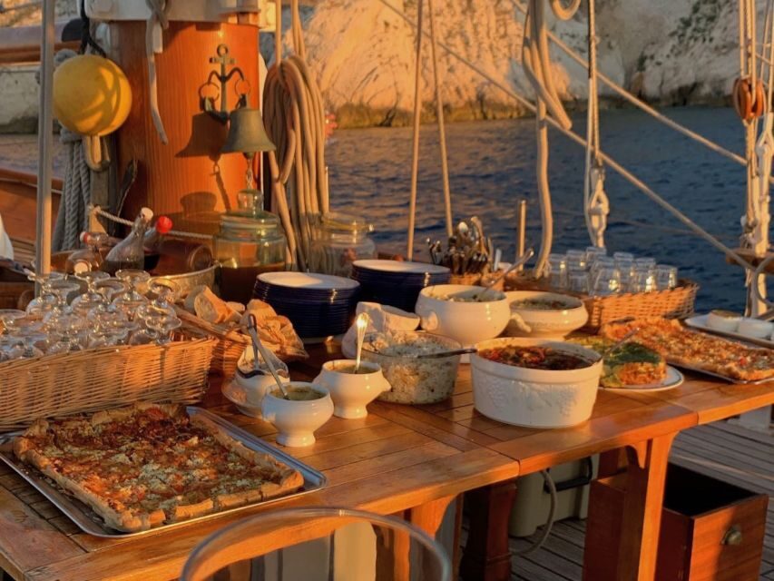 Marseille: Frioul Islands Sunset Cruise with Cocktail Dinner - Dinner on board: the buffet after swimming, plus why it works